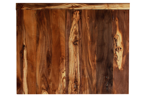 panelado de madera de olivo