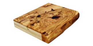 panelado de madera de olivo